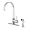 Gourmetier LS8711DLSP Concord Single-Handle Kitchen Faucet W/ Side Sprayer, Chrome LS8711DLSP - alternate 1